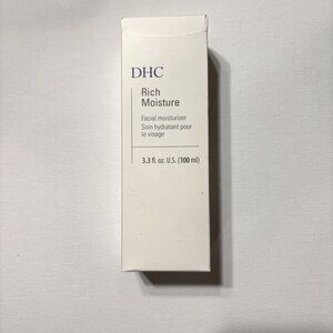 DHC Rich Moisture Facial Moisturizer 3.3 Fl‎ Oz Lightweight Hydrating Lotion